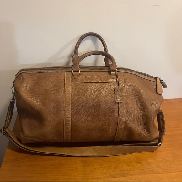 Coach pebble leather duffle - Picture 1 of 6